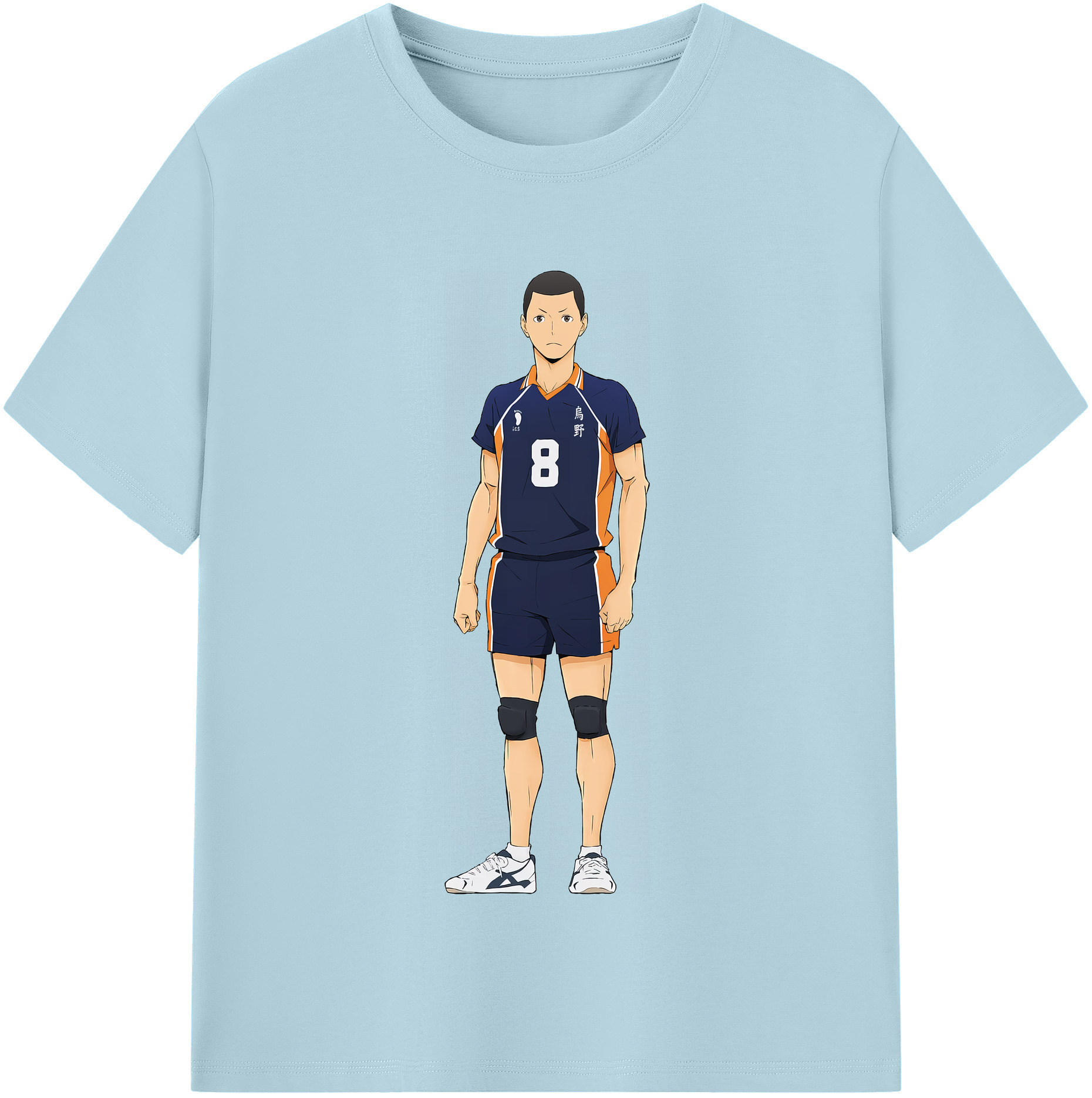 （画像用） ハイキュー!! Haikyu!! 綿100％半袖Tシャツ（フロントプリント）